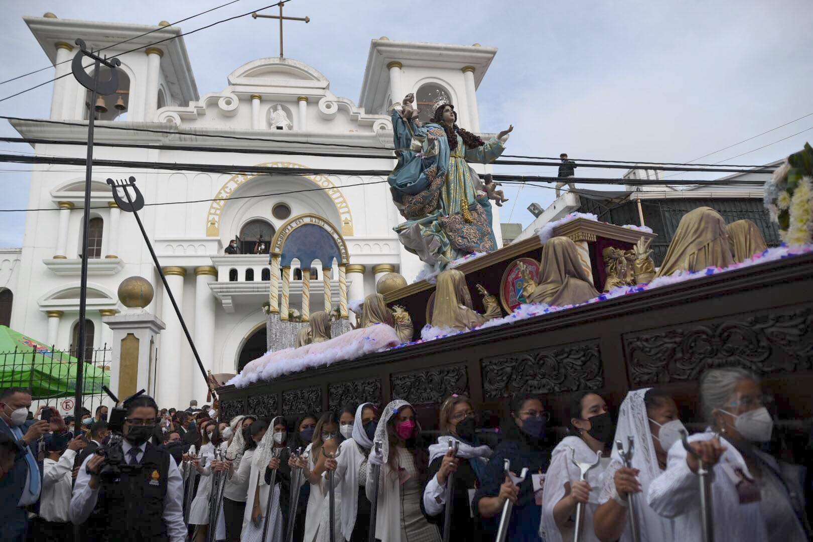 Procesión de la Virgen de la Asunción.