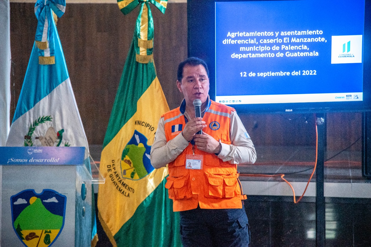 reunión de Conred por grietas en Palencia