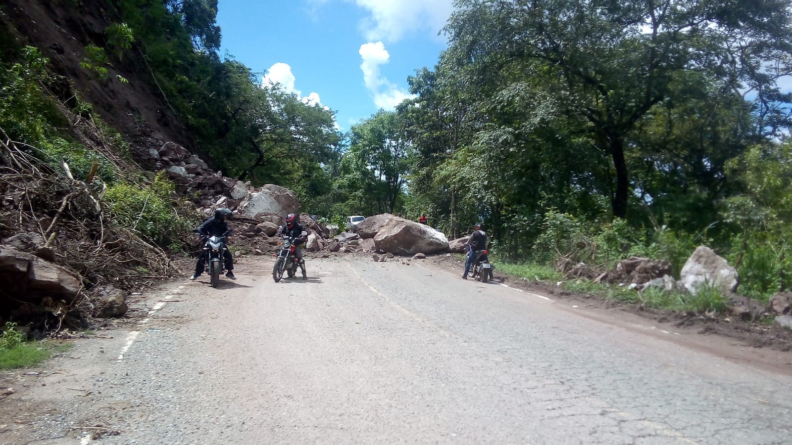 derrumbe en Sansare, El Progreso