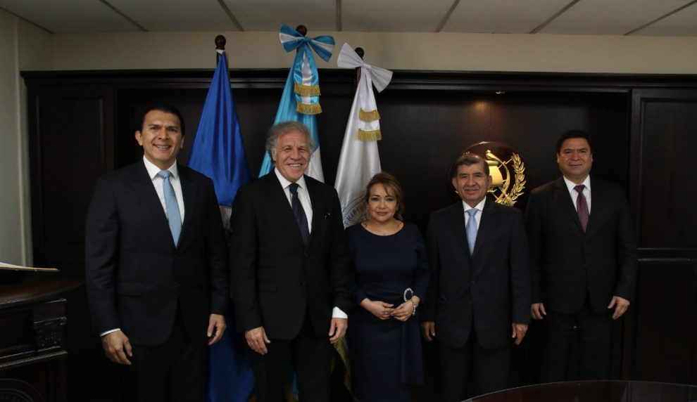 secretario de la OEA, Luis Almagro, visita Guatemala