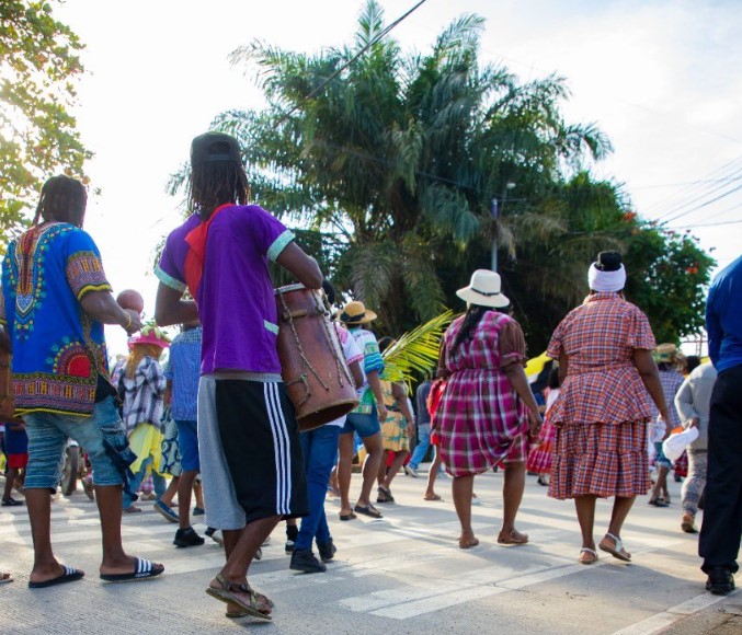 celebración del día del pueblo Garífuna
