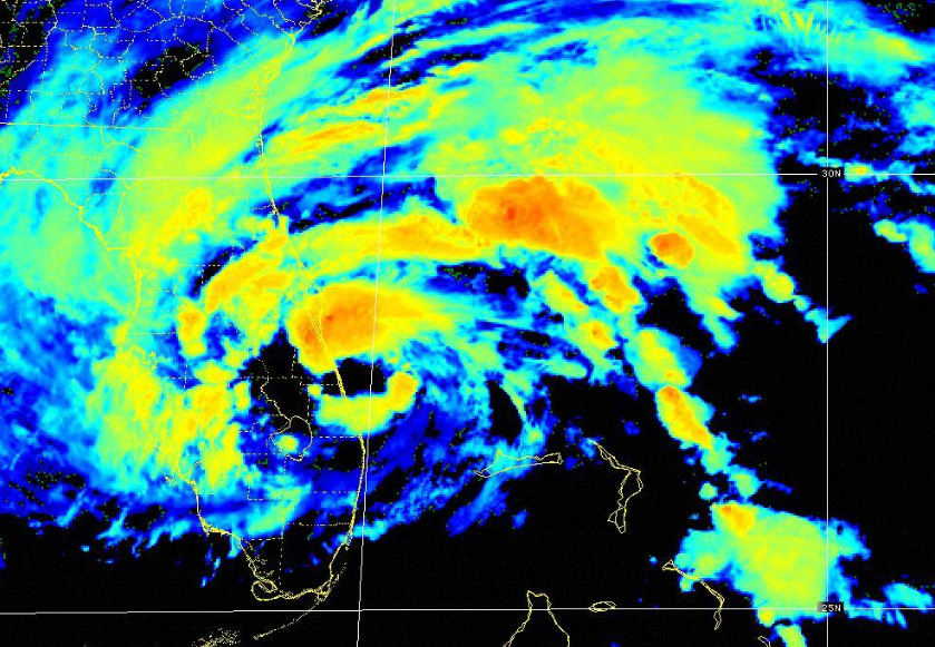 Tormenta tropical Nicole cerca de Florida