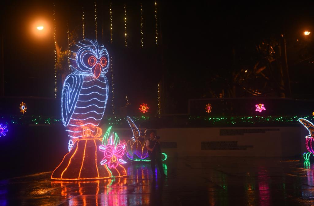 iluminación navideña en la Ciudad de Guatemala