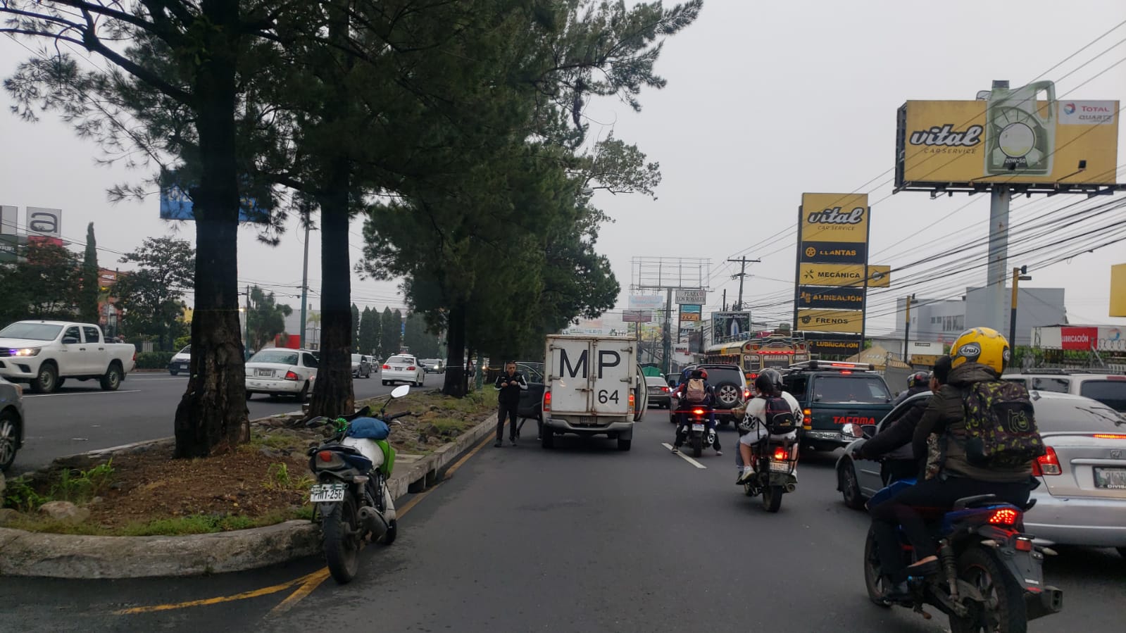 motoristas muertos en MIxco