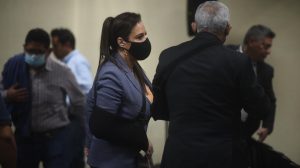 Roxana Baldetti y Otto Pérez en juicio del caso La Línea