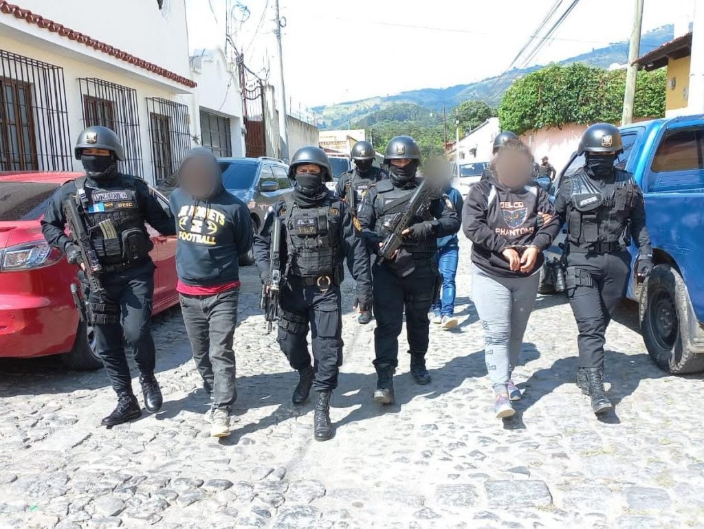 secuestradores capturados en Guatemala y Chimaltenango