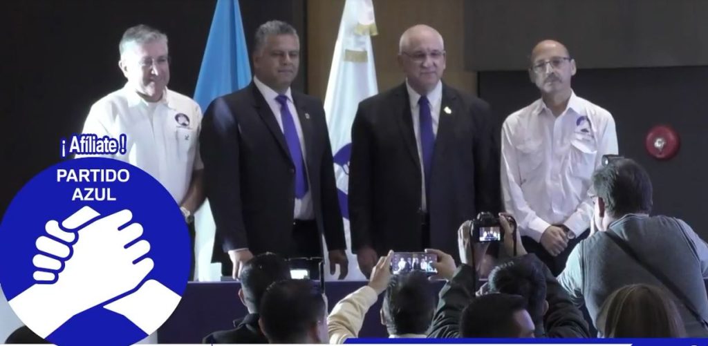 Isaac Farchi Sultán y Mauricio Saldaña son los candidatos a la presidencia y vicepresidencia, respectivamente por el Partido Azul. / Foto: Captura de pantalla