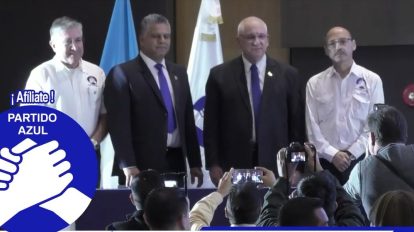 Isaac Farchi Sultán y Mauricio Saldaña son los candidatos a la presidencia y vicepresidencia, respectivamente por el Partido Azul. / Foto: Captura de pantalla