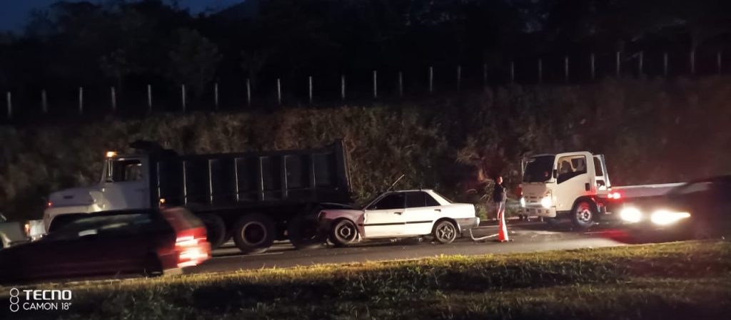 accidente en autopista Palín-Escuintla