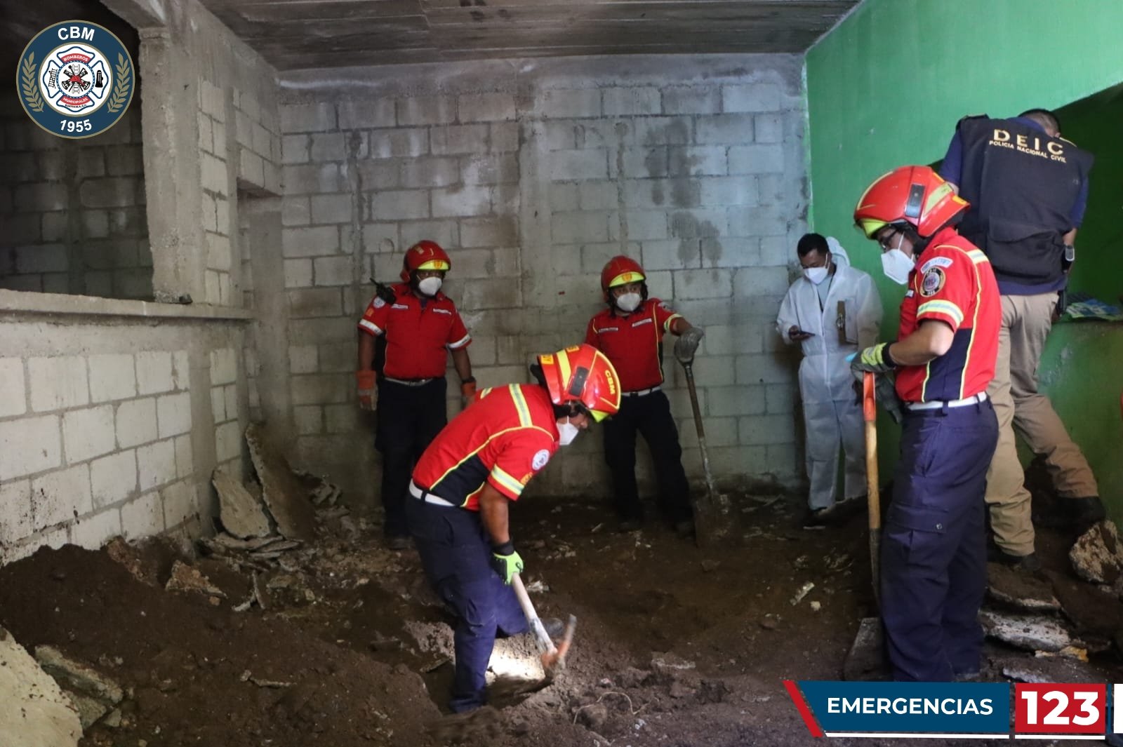 cadáveres enterrados en vivienda de zona 18