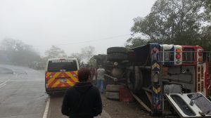 accidente de bus en ruta Interamericana