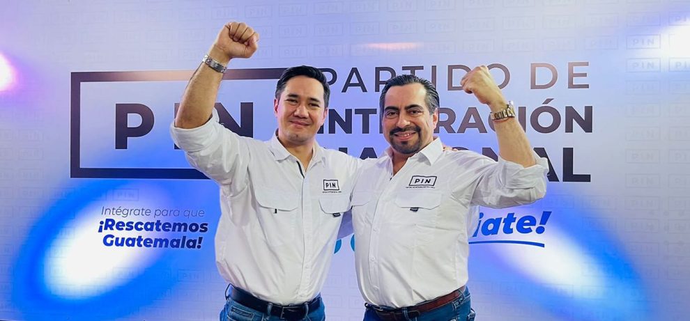 Luis Lam Padilla y Otto Marroquín, binomio presidencial de la agrupación PIN. / Foto: Cortesía