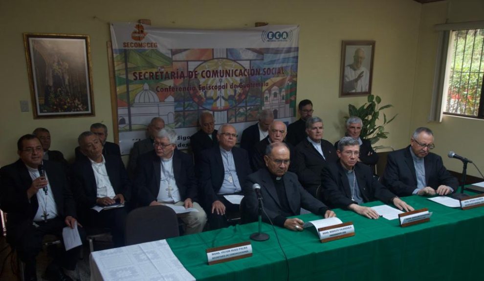 Conferencia Episcopal de Guatemala se pronuncia sobre la coyuntura nacional