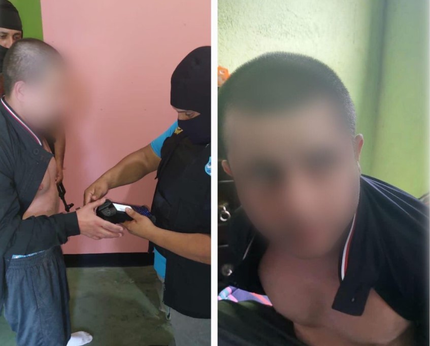 pandillero salvadoreño capturado en Guatemala