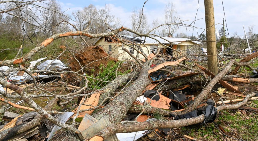 Tornado en Alabama, EE. UU.