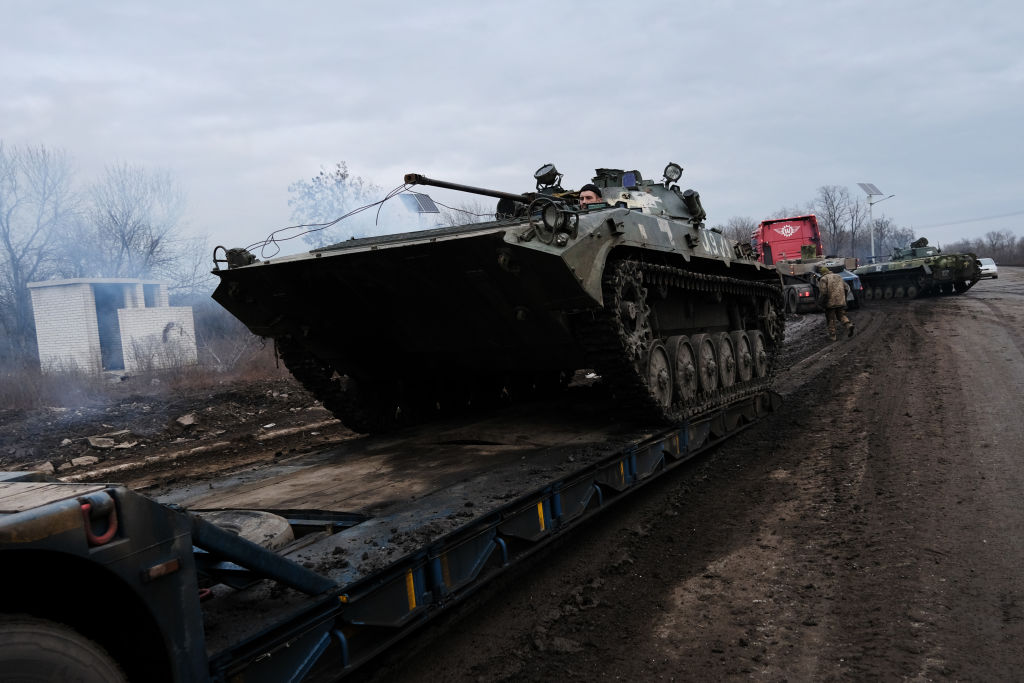 Tanque en Ucrania