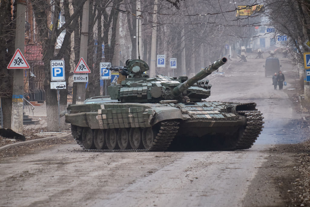 Tanque en Ucrania