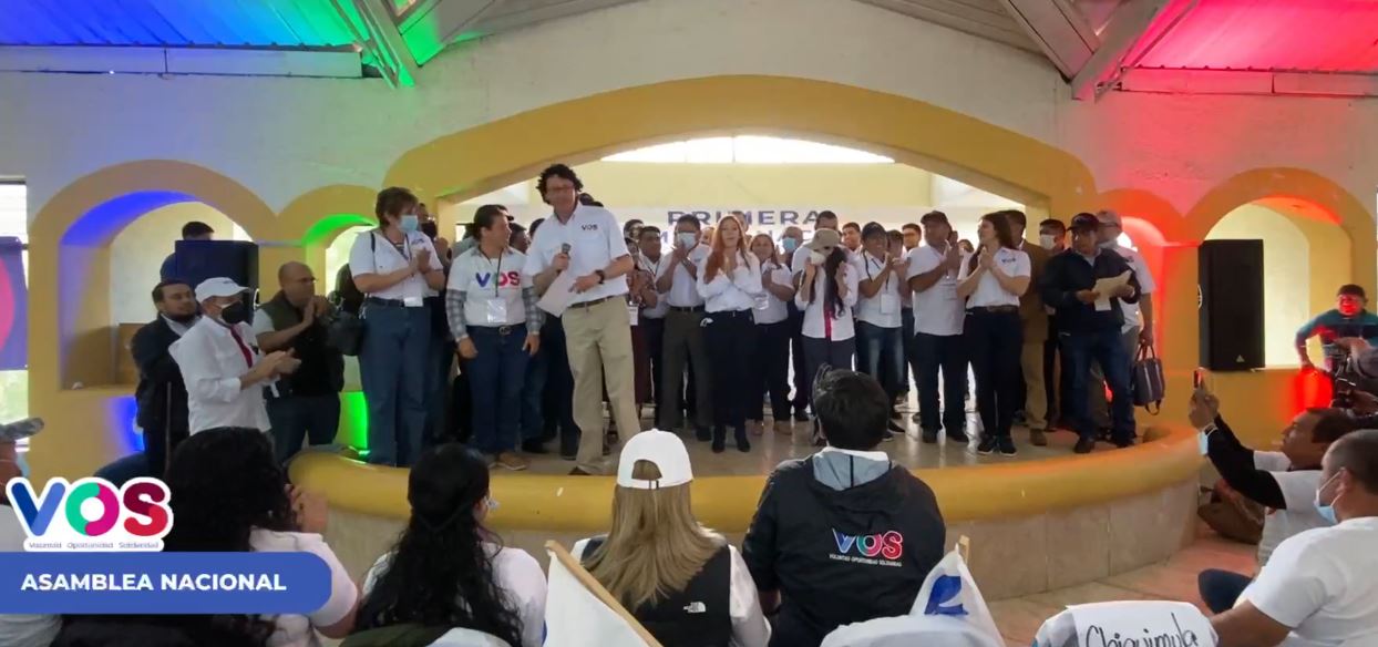 Asamblea del partido político Voluntad, Oportunidad y Solidaridad. / Foto: Captura de pantalla