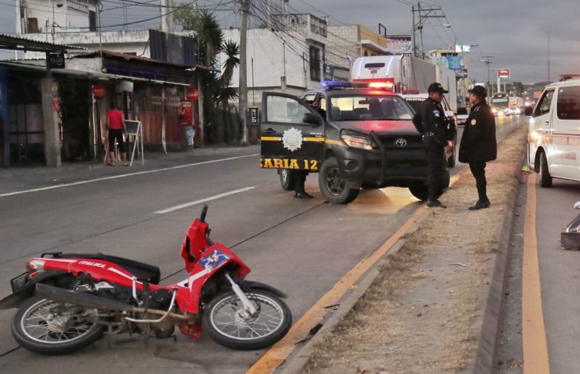 motorista accidentado en ruta al Atlántico