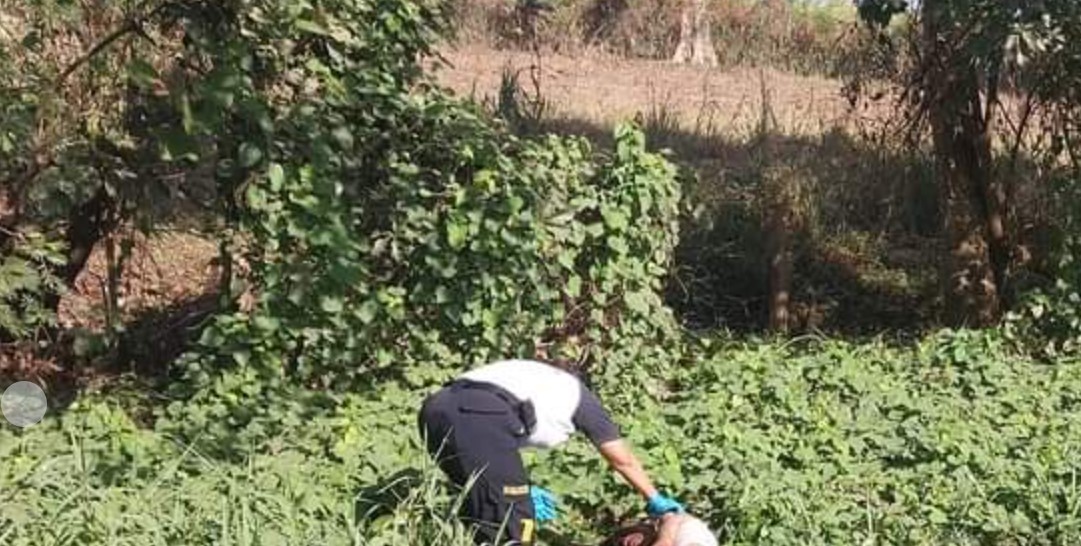 hombre vapuleado en Champerico