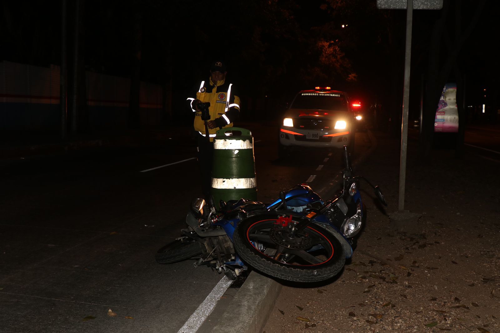 Motorista muere en accidente en la zona 11