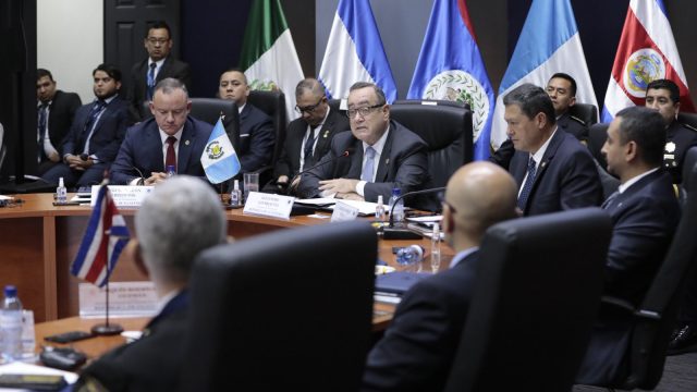 reunión de ministros de seguridad de Centroamérica, México y Dominicana