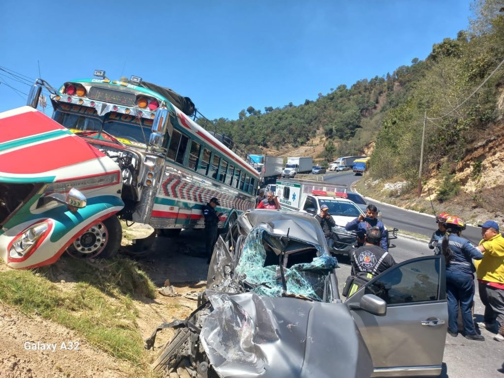 accidente en Km. 132 de ruta Interamericana
