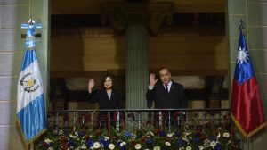 presidentes de Guatemala y Taiwán