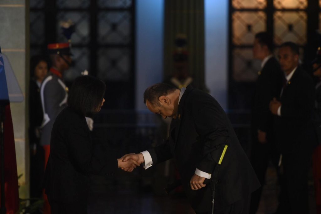 presidentes de Guatemala y Taiwán