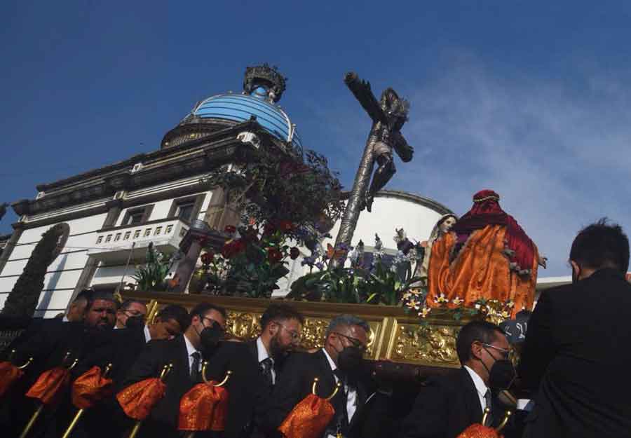 Procesión del Santo Cristo de Esquipulas del Santuario de Guadalupe