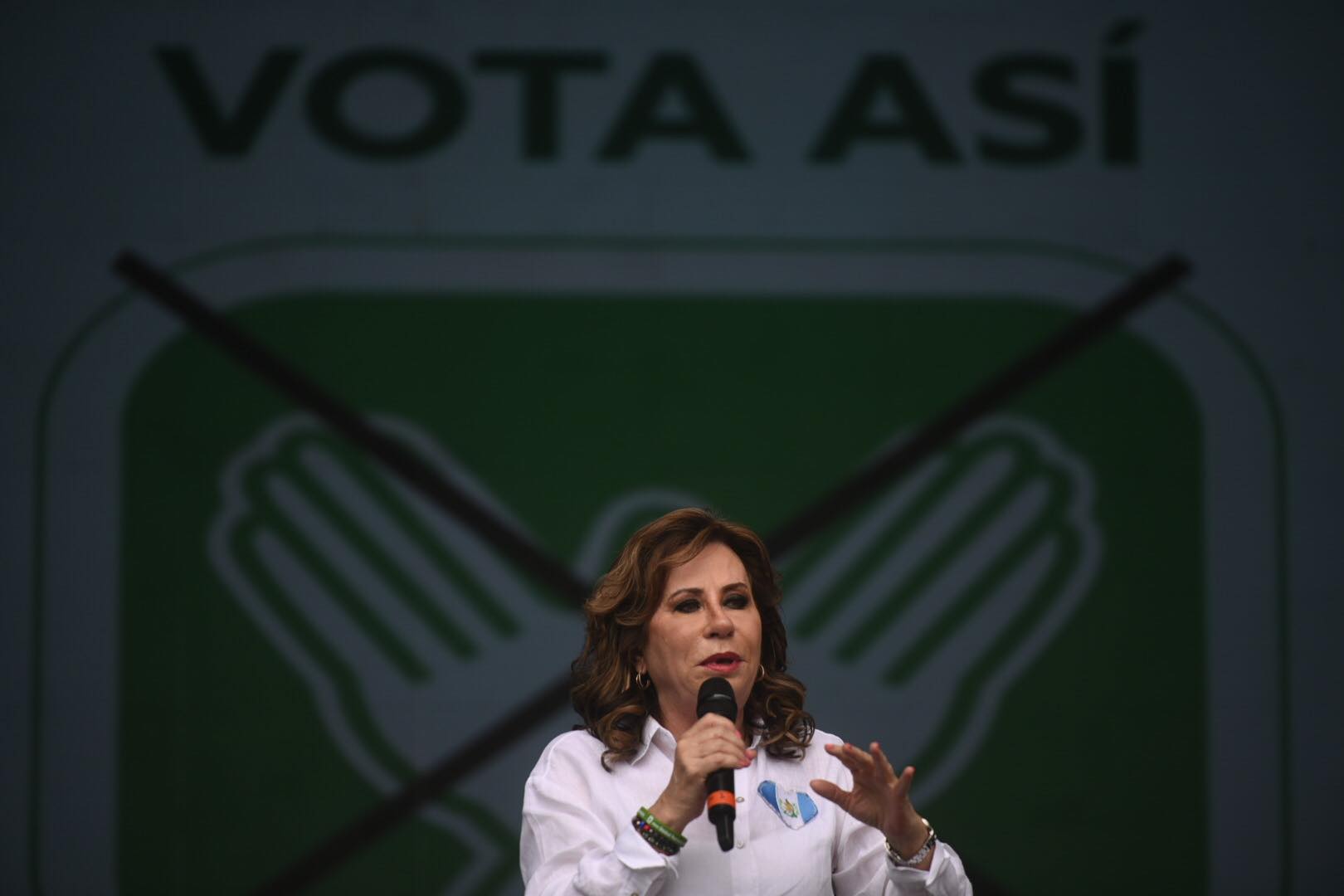 Sandra Torres, candidata a presidente por el partido UNE, presenta plan de Gobierno