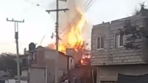 Explosión de polvorín en Totolapan, Morelos, México