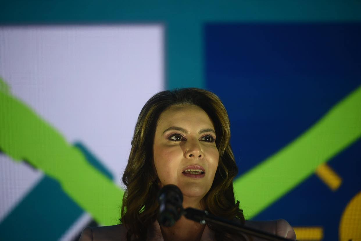 Zury Ríos, candidata presidencial de la coalición Valor - Unionista, presenta plan de Gobierno