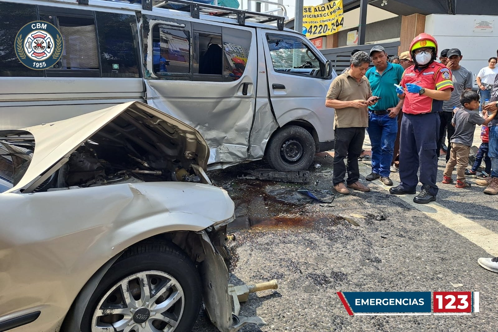 accidente de tránsito en zona 10