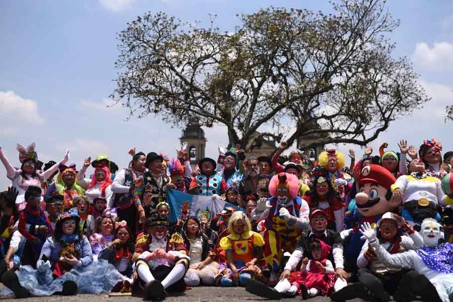 Celebran el Día del Payaso Guatemalteco