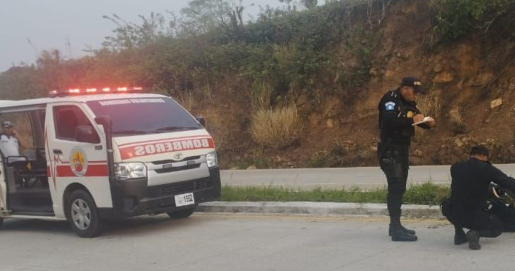 Muere motorista tras accidente en el libramiento de Chimaltenango