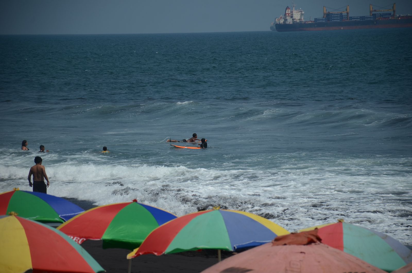 playa del Puerto San José, Escuintla, en Semana Santa 2023