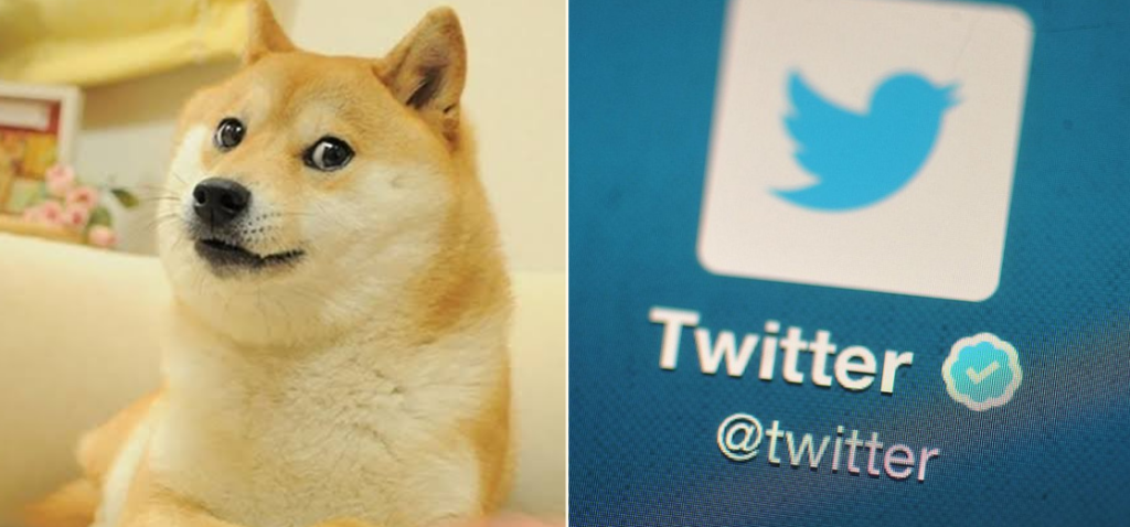 Twitter cambia logo por un Doge