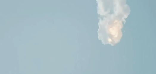 Cohete Starship, de SpaceX, explota después de despegar