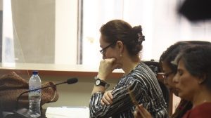 audiencia de exjefa de la FECI de Quetzaltenango, Virginia Laparra