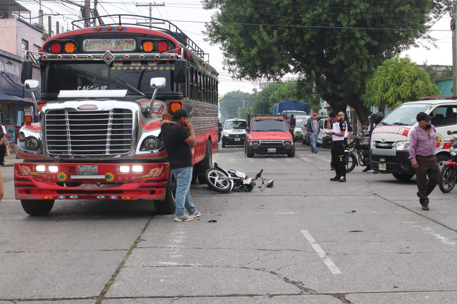 accidente en zona 3