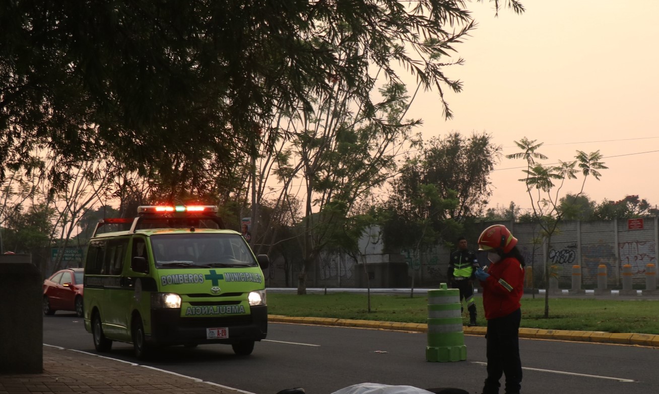 persona atropellada en zona 13