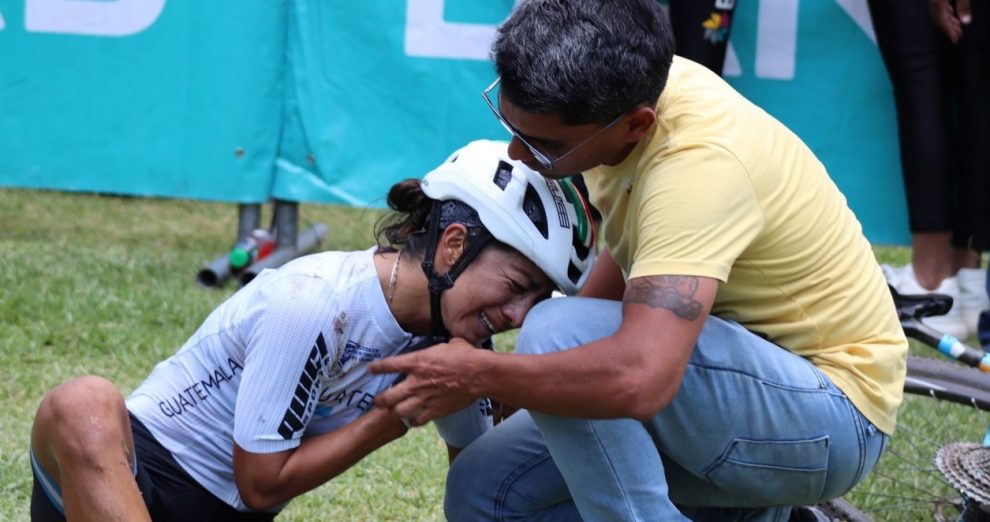 Flory De León, ciclista de Guatemala en el Campeonato Centroamericano MTB-XCO
