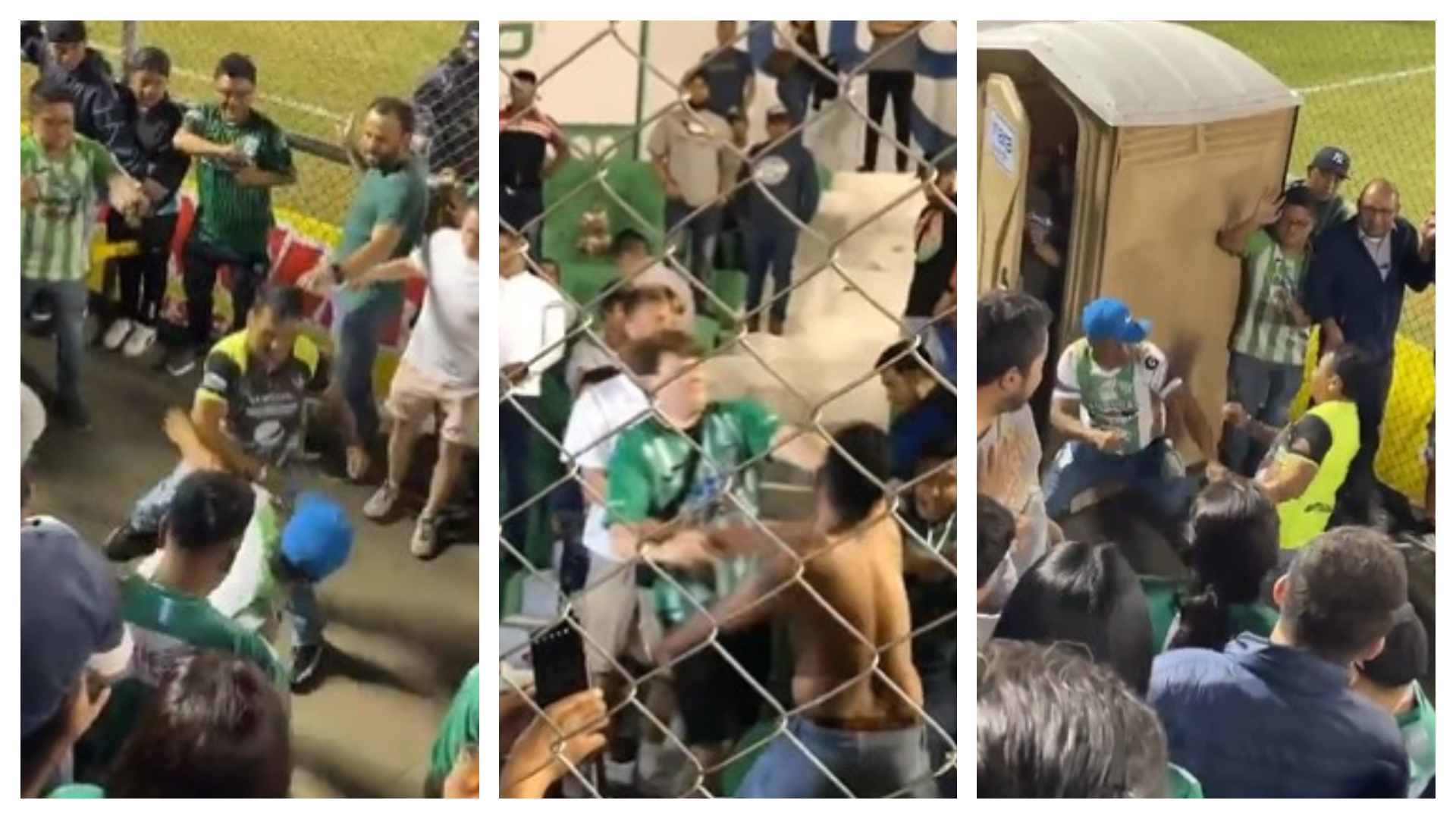 Peleas en el estadio Pensativo