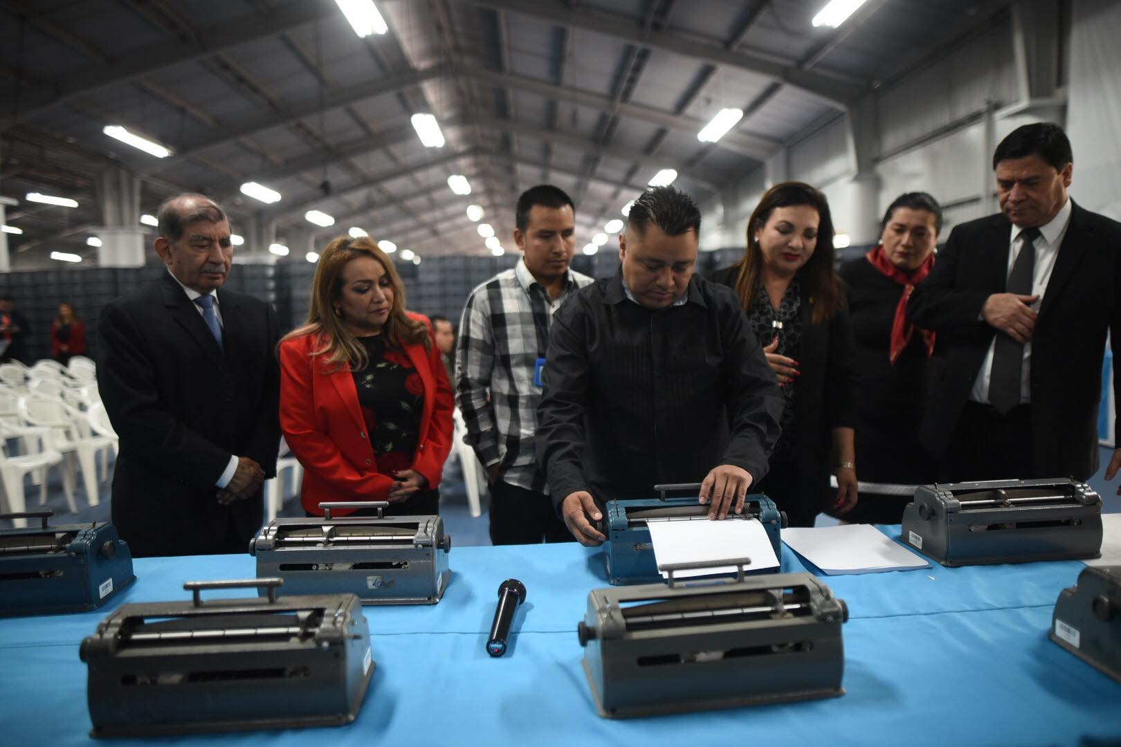 impresión de papeletas en braille