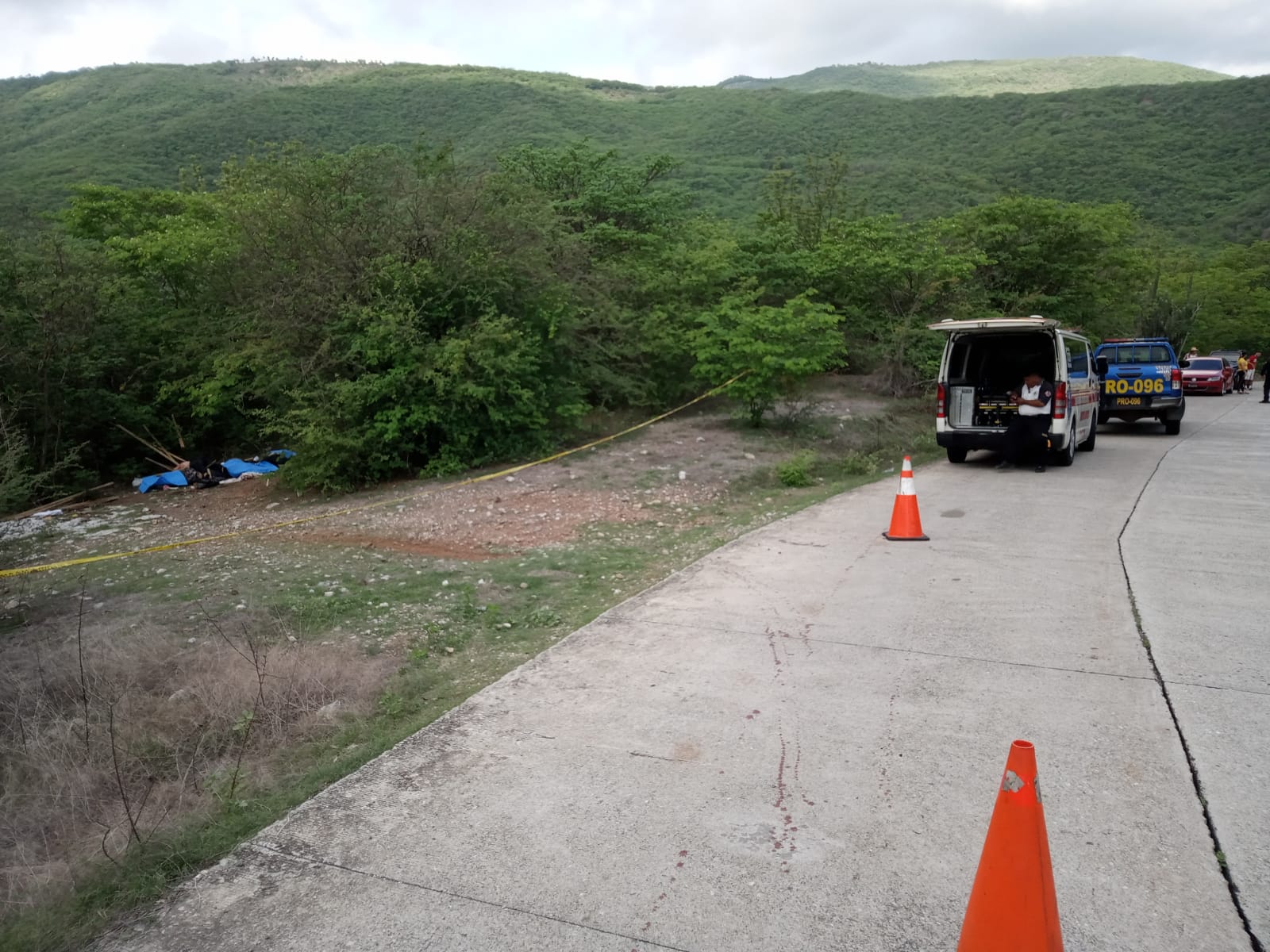 cadáveres localizados en Guastatoya, El Progreso