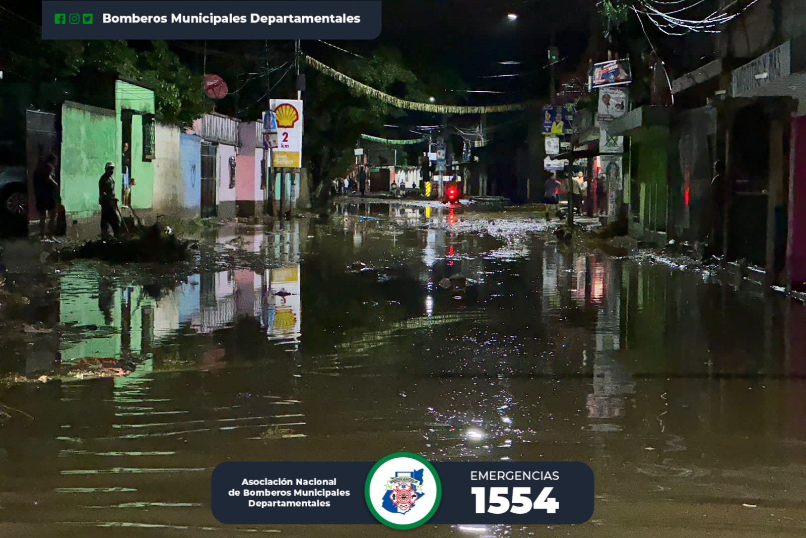 desbordamiento del río Platanito en San Miguel Petapa