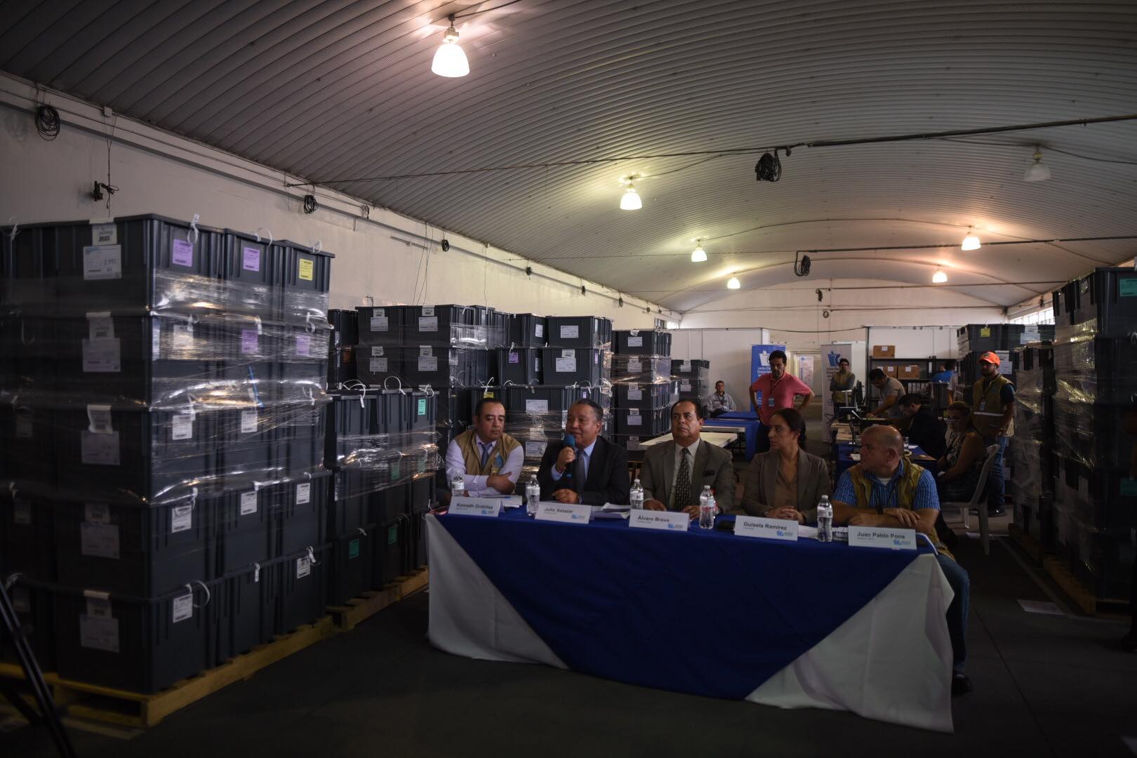 conferencia de Junta Electoral Departamental de Guatemala