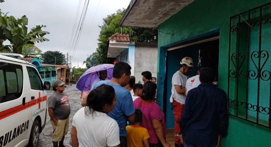 Rayo cae a familia en Nuevo San Carlos, Retalhuleu
