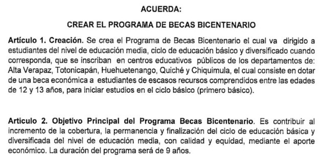 Mineduc Implementa Programa Becas Bicentenario Para Estudiantes